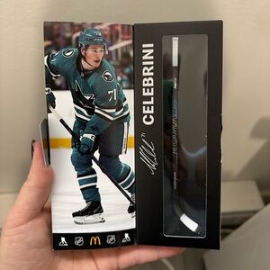 NHL Star Sticks Macklin Celebrini McDonald's Mini Stick